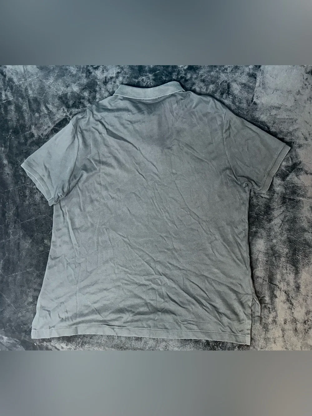Polo Ralph Lauren Mens S/S Black Classic Fit Polo Shirt Size 2XL White Pony Cot